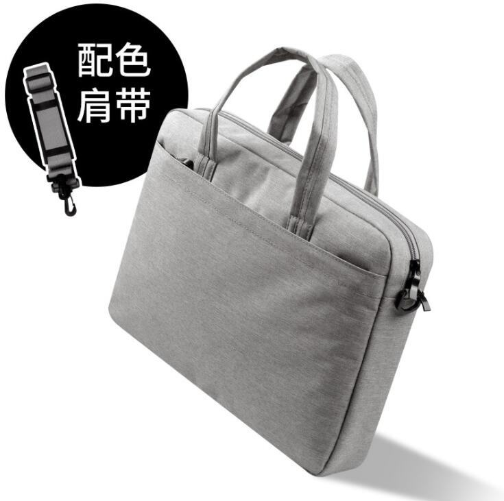 笔记本商务单肩包15.6寸手提包苹果13寸macbook电脑包14寸公文包定制
