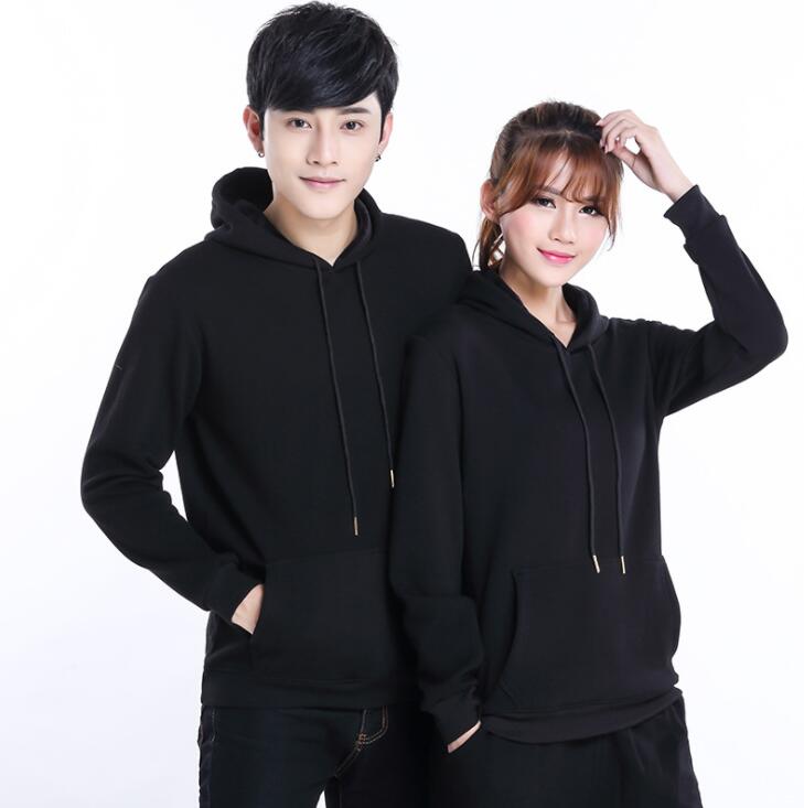 2020秋冬纯棉毛圈连帽套头卫衣定制diy班服广告衫工作服定制