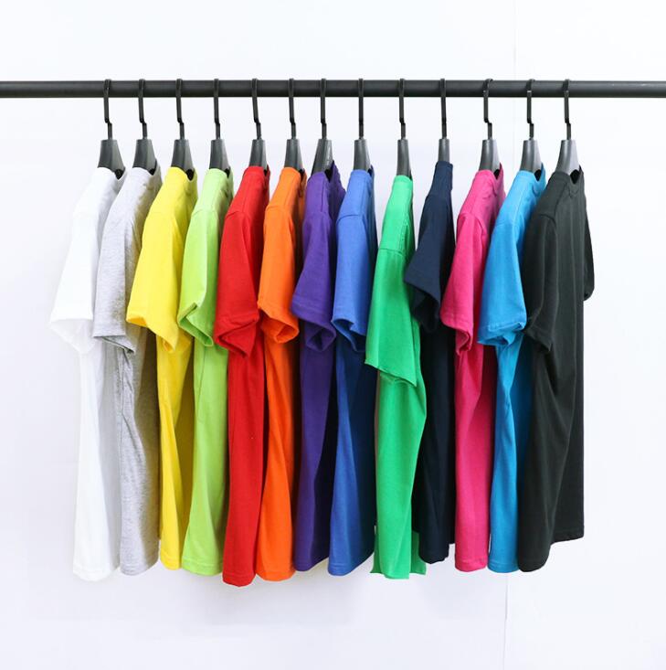 200g高档纯棉T恤男 广告衫定制企业文化衫工装logo工作服t恤定制