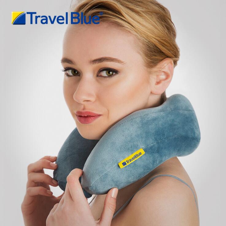 英国蓝旅（TRAVEL BLUE）脖子u型枕记忆棉护颈枕汽车飞机高铁旅行枕定制