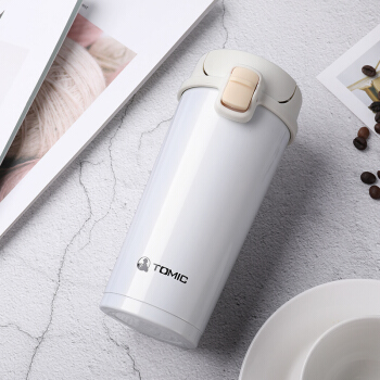 特美刻（TOMIC）陶瓷涂层咖啡杯保温杯车载便携随手杯子ins文艺清新水杯定制